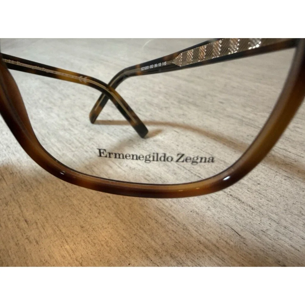 Ermenegildo Zegna EZ5203 052 Dark Havana‎ Eyeglasses 56-18-145 Men's New Frame